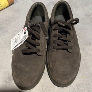 Zara Men's Dark Brown Suede Sneakers